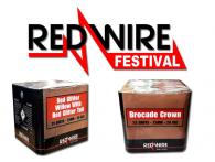 Overzicht van de professionele RedWire producten die ook in shows worden toegepast door Xena Vuurwerk in Ede